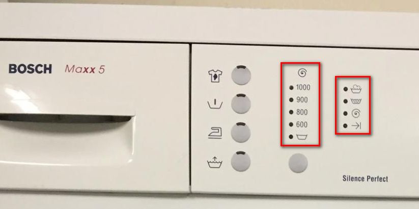 Коды ошибок стиральных машин Bosch Maxx 5, 6, 7